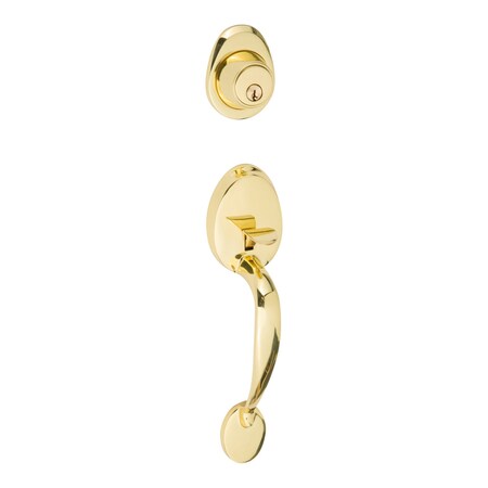 Sure-Loc Hardware Sure-Loc Hardware Alta Handleset, PVD Brass Finish AT507 PVD
